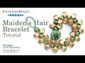 Maiden's Hair Bracelet - DIY Jewelry Making Tutorial by PotomacBeads