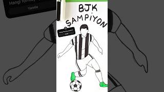 Beşiktaş resmi çizimi 🖤🤍 #besiktas #beşiktaş #beşiktaşjk #bjk #karakartal #carsi #çarşi #fb #gs #art