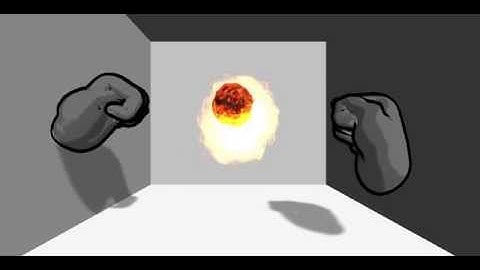 Leap Motion & Unity Demo 3 - Fire ball