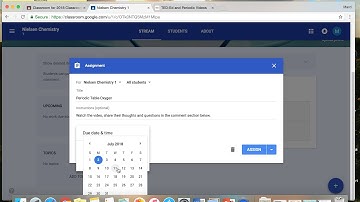 Google Classroom--Adding a Link to an Assignment