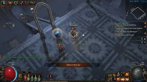 PoE - Baran, the Crusader