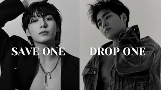 [KPOP GAME] Save one Drop one |Male Idols VS Male Korean Actors #1
