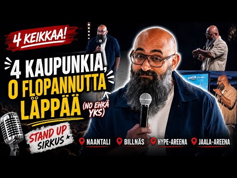 Keikkakooste - 4 kaupunkia, 2000 katsojaa
