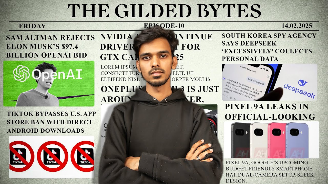 Pixel 9a, OpenAI vs Elon Musk, TikTok Ban Bypass, End of Driver Support for GTX Cards, New AMD GPUs