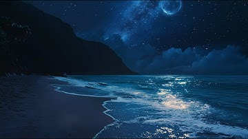Relaxing Sound of Ocean Waves Crashing (10Hrs) WHITE NOISE, Sleep