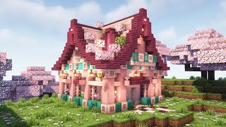 Ideia de casa na Sakura / Minecraft Build em 2023