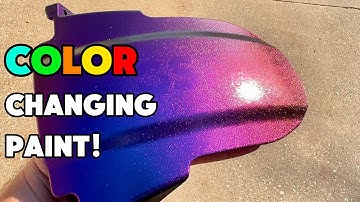 I Painted My HyperScooter with Chameleon Paint… It Changes Color in the Sun!
