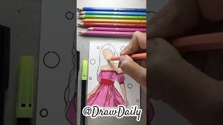 Girl in pink! #music #phonkmusic #art #coloring #coloring #artist #trending #anime #watercolor