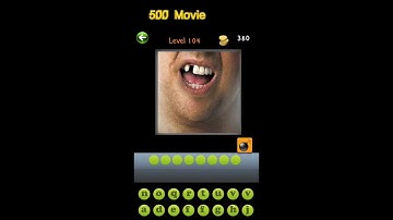 500 Movie - Level 101-110 Answer Walkthrough - Movie Title