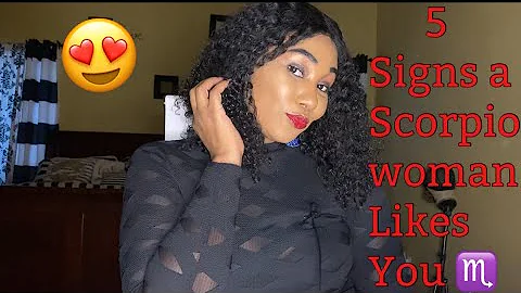 Class discussion: 5 signs a Scorpio woman likes you! #mustwatch ♏️😍