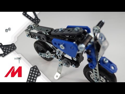 Meccano/Erector | 5 Model Motorcycle (17202) | Build #1