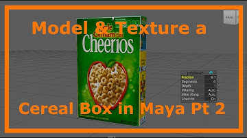 Maya Basics: Model & Texture a Cereal Box - Part 2