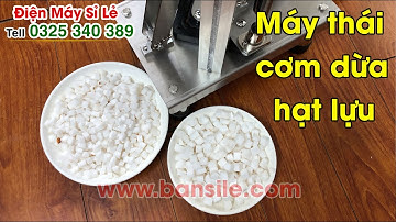Máy, dụng cụ thái cùi dừa - cắt cùi dừa - xắt cùi dừa ( cơm dừa) thành hạt lựu dập bằng tay