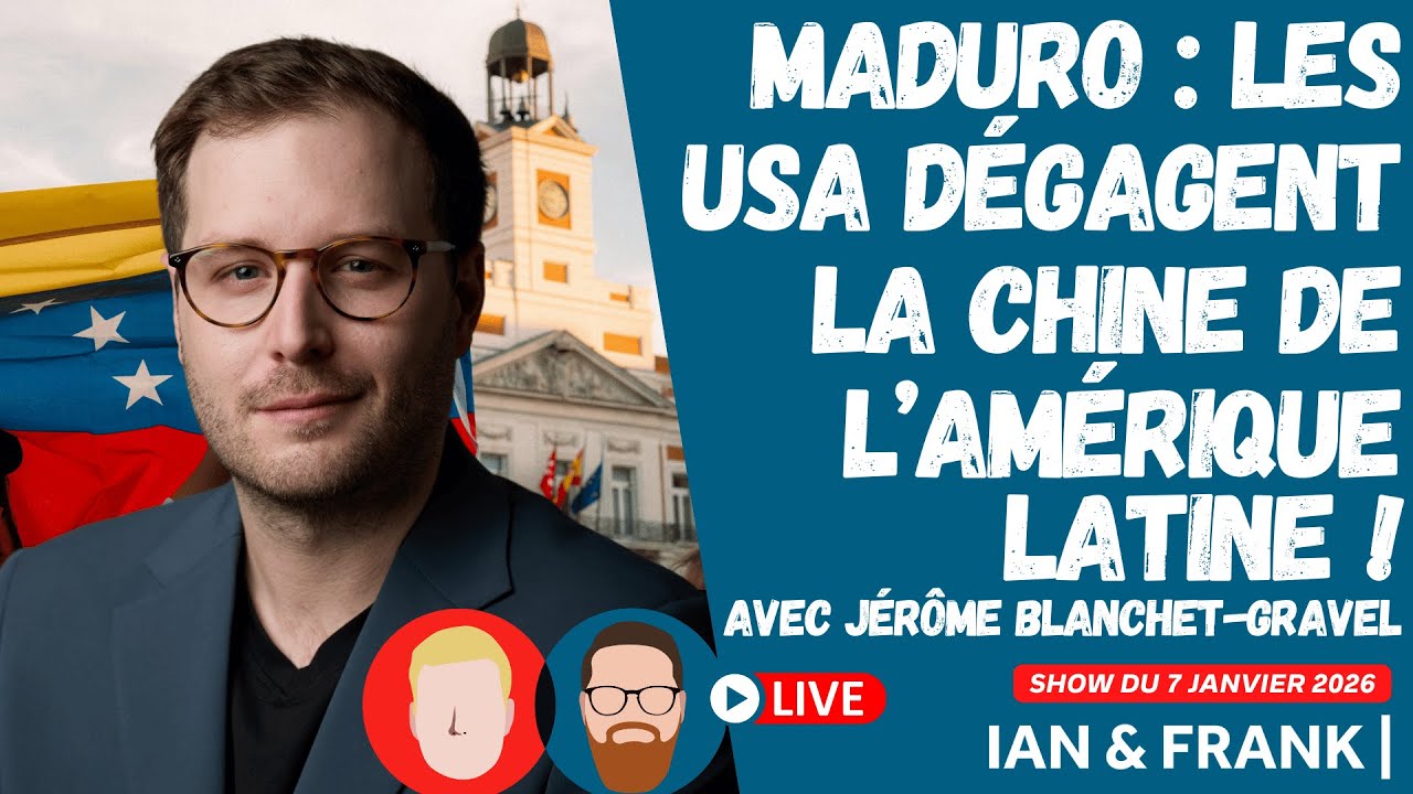 VENEZUELA : Les USA dégagent la Chine de l'Amérique Latine ! 🇻🇪 (Avec Jérôme Blanchet-Gravel)