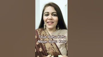 Difference between True #rahu  and Mean #rahuketu #vedicastrology