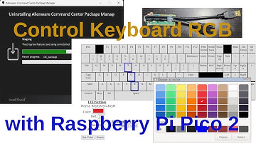Control keyboard RGB with Raspberry Pi Pico 2 & TinyUSB HID/NCM+lwIP HTTPD (Alienware AW410K)