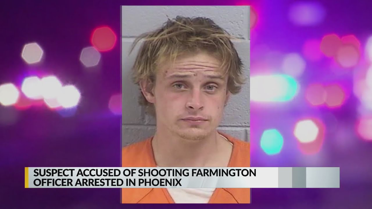 Suspect accused of shooting Farmington Police officer arrested in ...