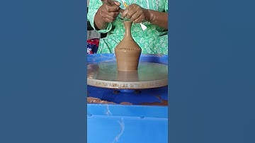 pot 🛞 !#Pot trimming#art and craft #clay#shorts#ytshorts#diy#YouTubeshorts#home decor#date