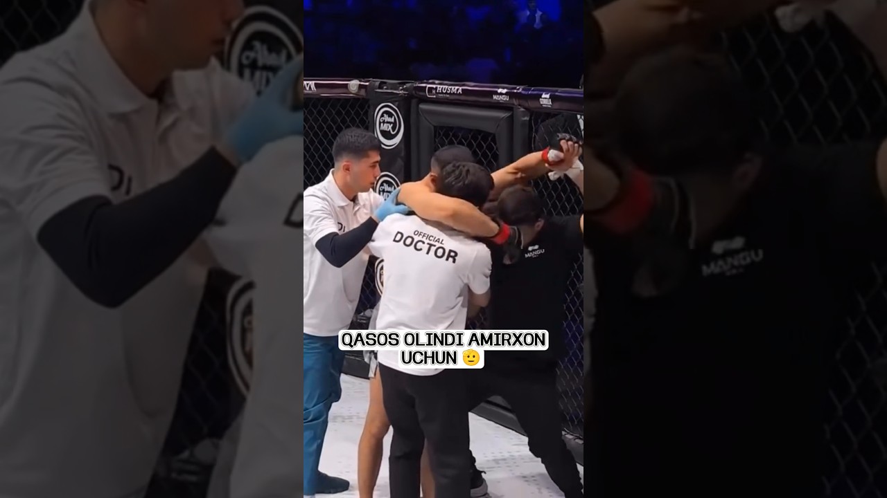 Amirxon Uchun Qasos oldi 🫡😱 #mma #ufc #uzb #rek #mmafighter #sports #reels #boxing