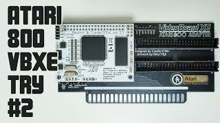 VBXE in an Atari 800: Second Attempt