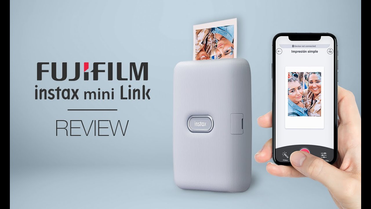 Todas las funciones de la impresora Instax Link Wide 