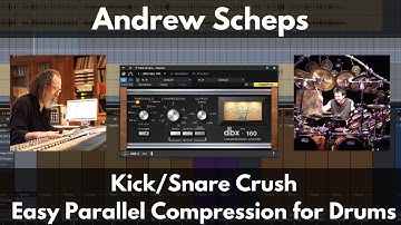 Andrew Scheps Kick/Snare Crush | Easy Parallel Compression for Drums