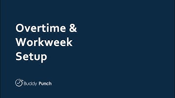 Overtime & Workweek Setup in Buddy Punch