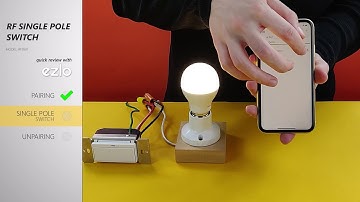 How to pair RF Single Pole Switch RF9501 with Ezlo hubs