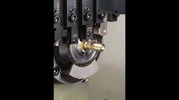 Swiss lathe five-axis machine tool workpiece manufacturing site