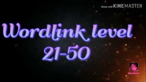 Wordlink level 21-50