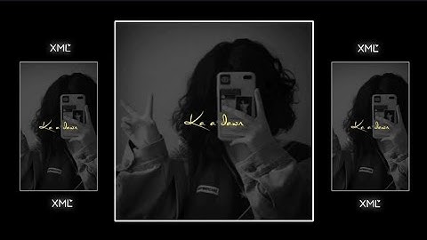 Ka A dâwn || Mizo hla Alight motion edit xml file check comment box #mizohlathar #xml_file