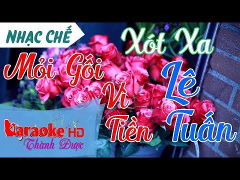 Karaoke Nhạc Chế: Mỏi Gối Vì Tiền ( Xót Xa Chế ) - Lê Tuấn  By Thành Được