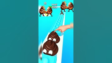 Hand Touching Poop Eggs 💩 | Pop Run 3D New Funny Level | Satisfying Pop It Challenge Gameplay 2025