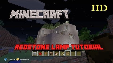 Minecraft Xbox 360 Tutorial: Flashing Redstone Lamp -- Full HD