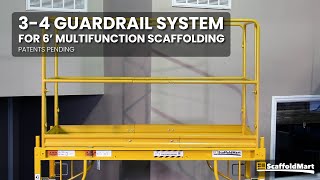 34 Multifunction Guardrail System for 6 ft Bakers Scaffold  Quick Introduction