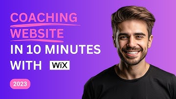 How to Build a Coaching Website in 10 Mins with Wix | 2024 Beginner Tutorial