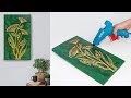 Easy Paper Craft || Paper Wall hanging Making || Hot glue Home Decor