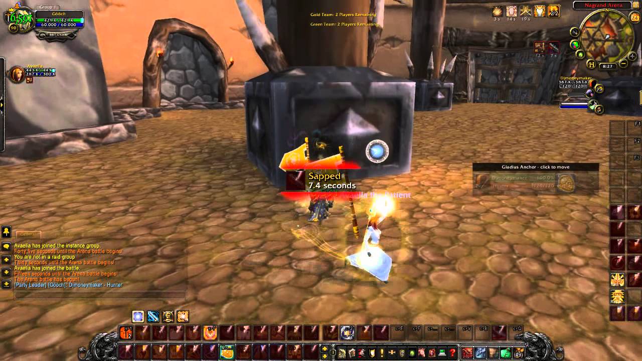 WoW PvP Arena: Retribution Pally Holy Priest 2v2 5.3: Part Three!