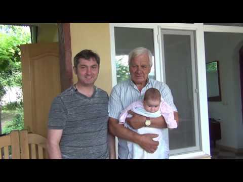 ოჯახური პორტრეტი, 3 თვის ელენე.  გოძო პაპა, ჟიგო, სალომე, მაია, გიზო, 2014 წლის 4 ივლისი