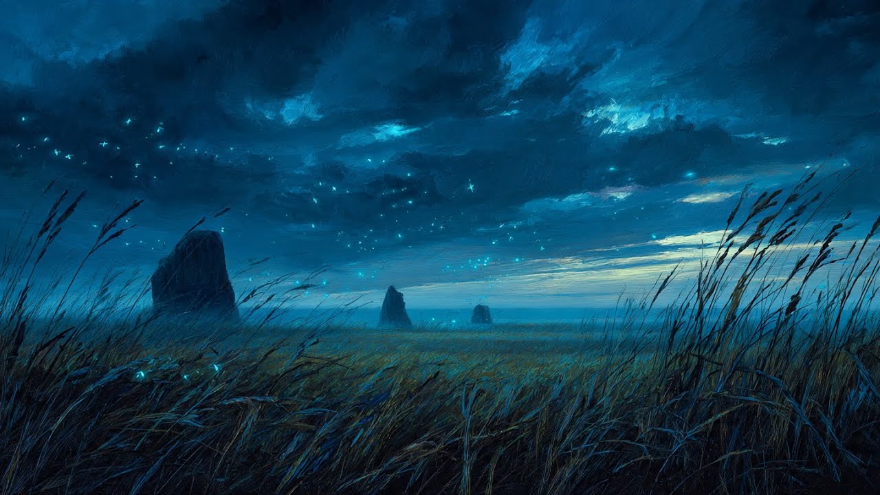 Haunted Meadow of the Ancient Wind | Dark Fantasy Ambience – Lamperd Realm