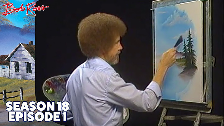 Bob Ross - Half-Oval Vignette (Season 18 Episode 1)