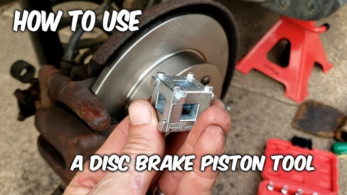 Brake piston tool, pneumatic 
