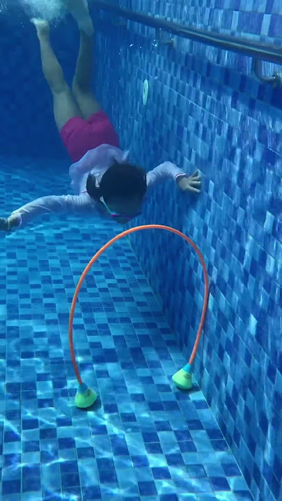 DETIK DETIK LEIKA MENYELAM LEWAT TEROWONGAN AIR, KEREN BANGET😍 #leika #shorts #viral