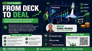 From Deck to Deal: The Practical Founder Journey from Pitch Presentation to Investment