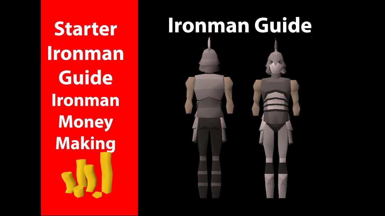 how to make money as ironman free to play rs