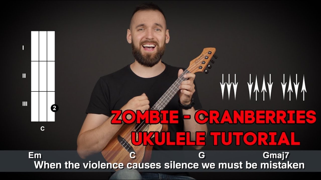 Zombie - The Cranberries - Easy Beginner Ukulele Tutorial 