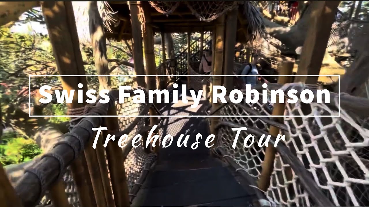 Tour of Swiss Family Robinson Treehouse: Disney World w/82yo ⁠#fun ...
