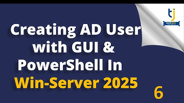 How To Create AD User with PowerShell | Windows Server 2025