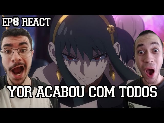 YOR MITOU MUITO! O ANIME FICOU PESADÃO!!! React Spy x Family EP. 6 Temporada  2 