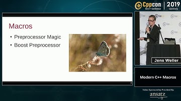 Modern C++ Macros - Jens Weller - CppCon 2019